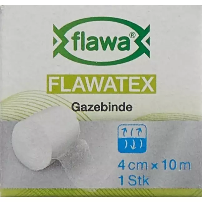 Flawa Flawatex марлевый бинт 10мX4см Flawa Flawatex марлевый бинт 10мX4см