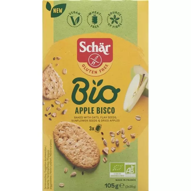 SCHÄR Apple Bisco glutenfrei Bio SCHÄR Apple Bisco glutenfrei Bio