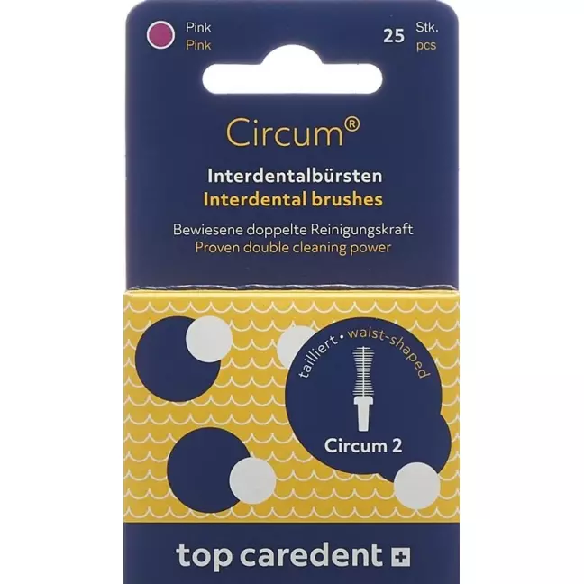 TOP CAREDENT Circum 2 Int Bürsten pink TOP CAREDENT Circum 2 Int Bürsten pink