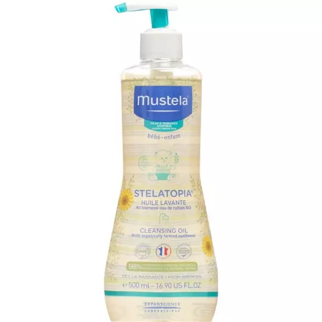 Mustela STELATOPIA масло для умывания атопической кожи Disp 500 мл Mustela STELATOPIA масло для умывания атопической кожи Disp 500 мл
