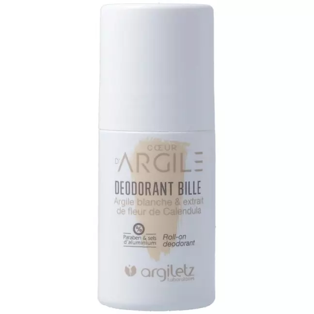 ARGILETZ Heilerde weiss Deodorant Roll on ARGILETZ Heilerde weiss Deodorant Roll on