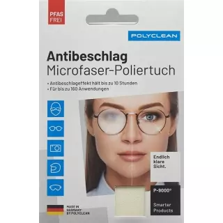 POLYCLEAN Antibeschlag Microfaser Tuch 10h