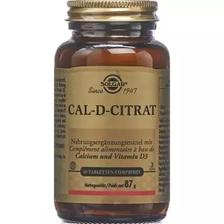 Solgar Cal-D-цитрат таблетки 60 шт.