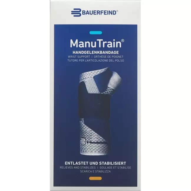 MANUTRAIN Aktivbandage Gr6 links titan