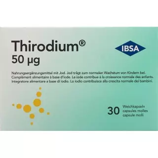 Тиродиум мягкие капсулы 50 мкг йода 30 шт.