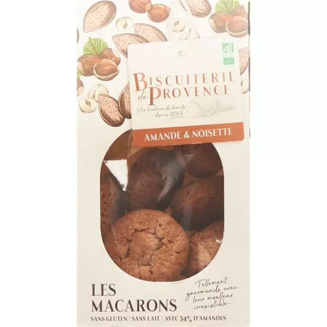 BISCUITERIE Makronen Haselnuss glutenf Bio BISCUITERIE Makronen Haselnuss glutenf Bio