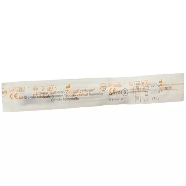 QUALIMED Frauenkatheter CH08 18cm PVC st QUALIMED Frauenkatheter CH08 18cm PVC st