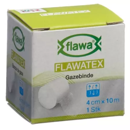 Flawa Flawatex марлевый бинт 10мX4см Flawa Flawatex марлевый бинт 10мX4см