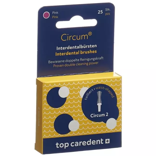 TOP CAREDENT Circum 2 Int Bürsten pink TOP CAREDENT Circum 2 Int Bürsten pink