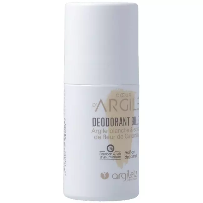 ARGILETZ Heilerde weiss Deodorant Roll on ARGILETZ Heilerde weiss Deodorant Roll on