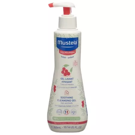 Mustela успокаивающий гель для умывания Fl 300 мл Mustela успокаивающий гель для умывания Fl 300 мл