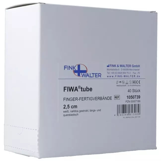 FIWA бинты для пальцев с трубкой 2,5см в коробке 40 шт.