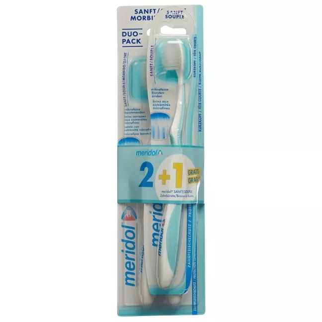 Зубная щетка MERIDOL Gentle 2+1 в подарок