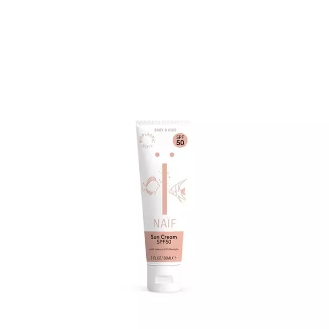 NAIF Солнцезащитный крем для малышей и детей SPF50
