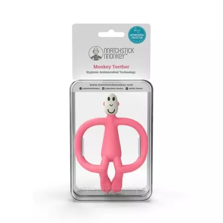 MATCHSTICK MONKEY Teether pink