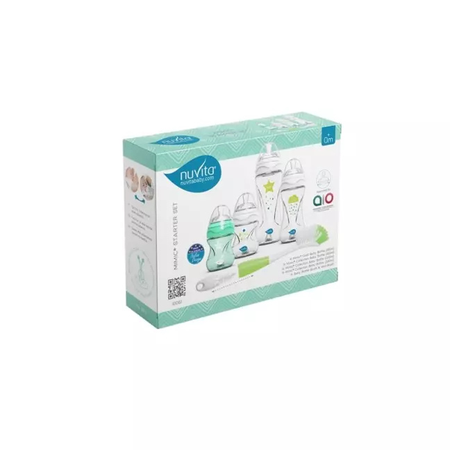 NUVITA Anti Kolik Flaschen Starter Set grün NUVITA Anti Kolik Flaschen Starter Set grün