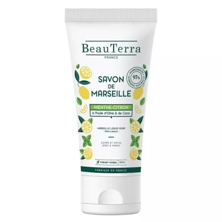 BEAUTERRA Flüss Seife Marseille Minze-Zit