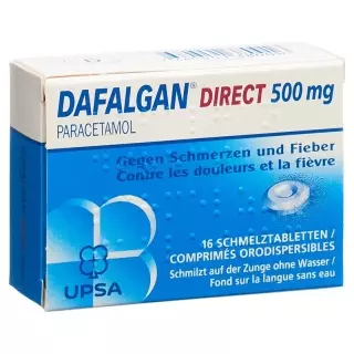DAFALGAN Direct Schmelztabl 500 mg