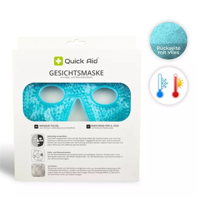 QUICK AID Gesichtsmaske Wärm- und Kältefunktion QUICK AID Gesichtsmaske Wärm- und Kältefunktion
