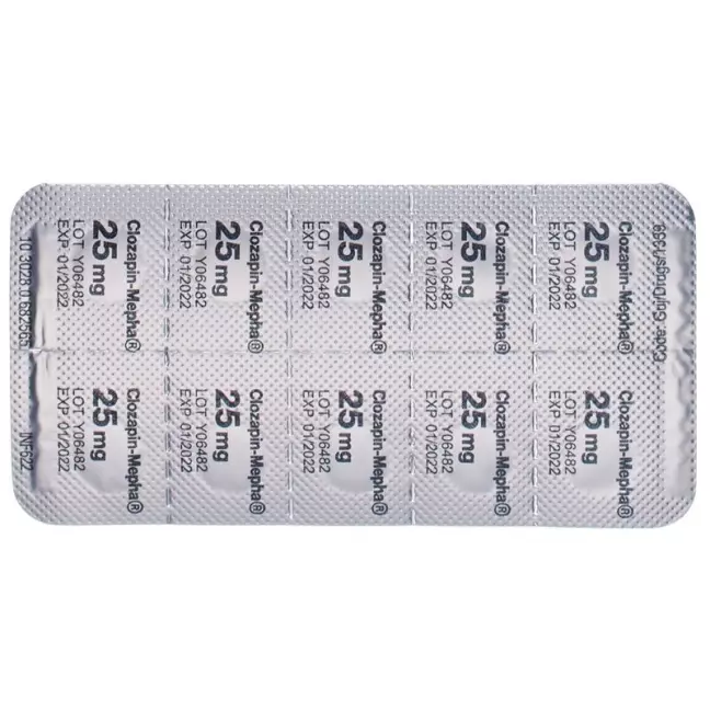 Clozapin Mepha Tabletten 25mg 50 Stück