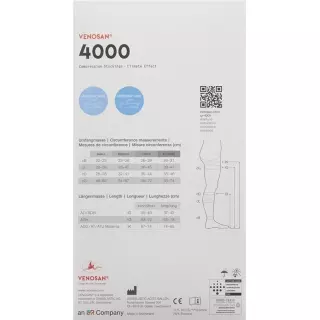 Venosan 4002 A-GH KKL2 XL длинные открытые сафьян 1 пара