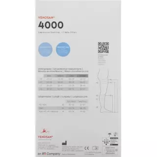 VENOSAN 4001 A-D KKL1 XL длинные открытые черные 1 пара