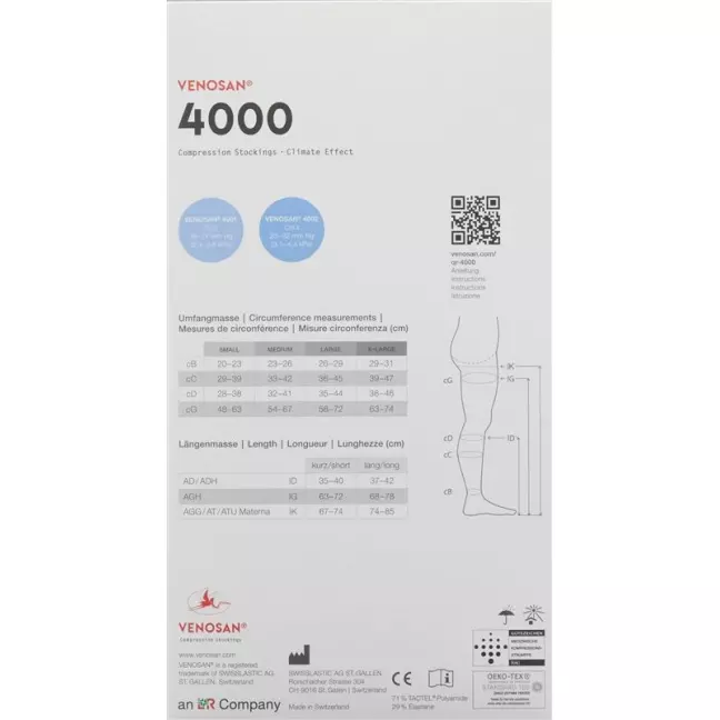 Venosan 4002 A-DH KKL2 L длинные открытые Мексика 1 пара Venosan 4002 A-DH KKL2 L длинные открытые Мексика 1 пара