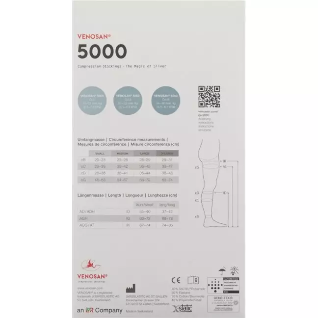 VENOSAN 5002 A-D KKL2 M короткая стрижка, Мексика, 1 пара VENOSAN 5002 A-D KKL2 M короткая стрижка, Мексика, 1 пара