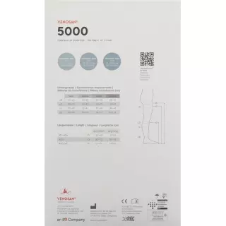 VENOSAN 5002 A-T KKL2 L короткие черные 1 пара