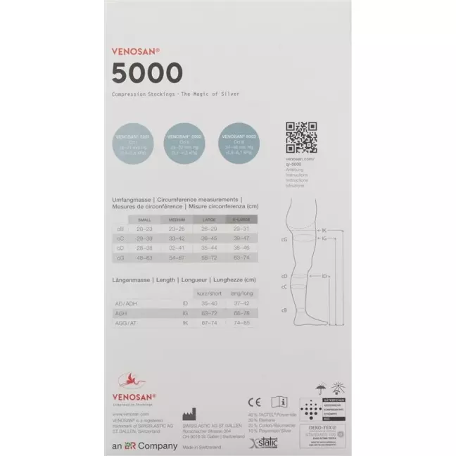 VENOSAN 5002 A-D KKL2 S короткие открытые черные 1 пара VENOSAN 5002 A-D KKL2 S короткие открытые черные 1 пара