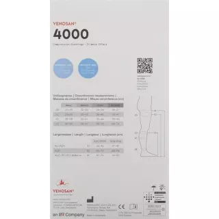 VENOSAN 4002 A-GHS KKL2 M укороченный темно-синий 1 пара