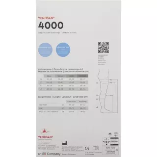 VENOSAN 4002 A-GH KKL2 XL короткие закрытые марок 1 пара