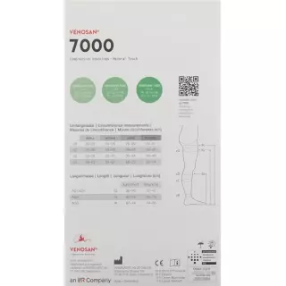Venosan 7002 A-d Kkl2 XL Short Off Beige 1 pair