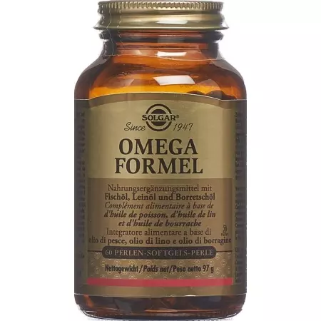 Бутылка Solgar Omega Formula Pearls 60 шт. Бутылка Solgar Omega Formula Pearls 60 шт.