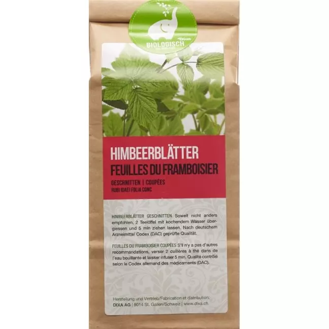 Dixa Himbeerblätter Dac Bio Geschnitten 70g Dixa Himbeerblätter Dac Bio Geschnitten 70g