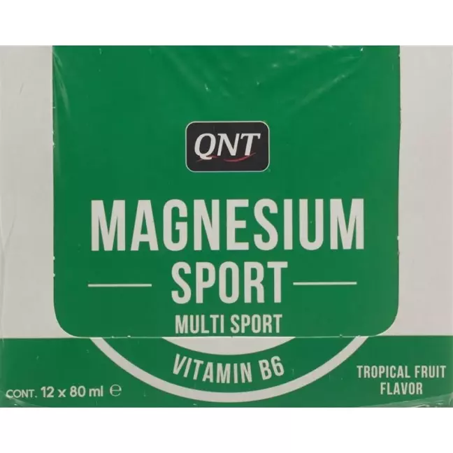 Qnt Magnesium Vit B6 Shot Tropical Frui 12x 80ml Qnt Magnesium Vit B6 Shot Tropical Frui 12x 80ml