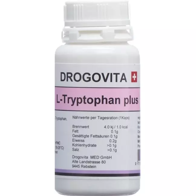 Drogovita L-tryptophan Plus Kapseln Dose 50 Stück Drogovita L-tryptophan Plus Kapseln Dose 50 Stück