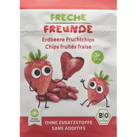 Freche Freunde Fruchtchips Erdbeere 12g