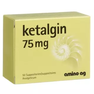 Ketalgin Zäpfchen 75mg 50 Stück