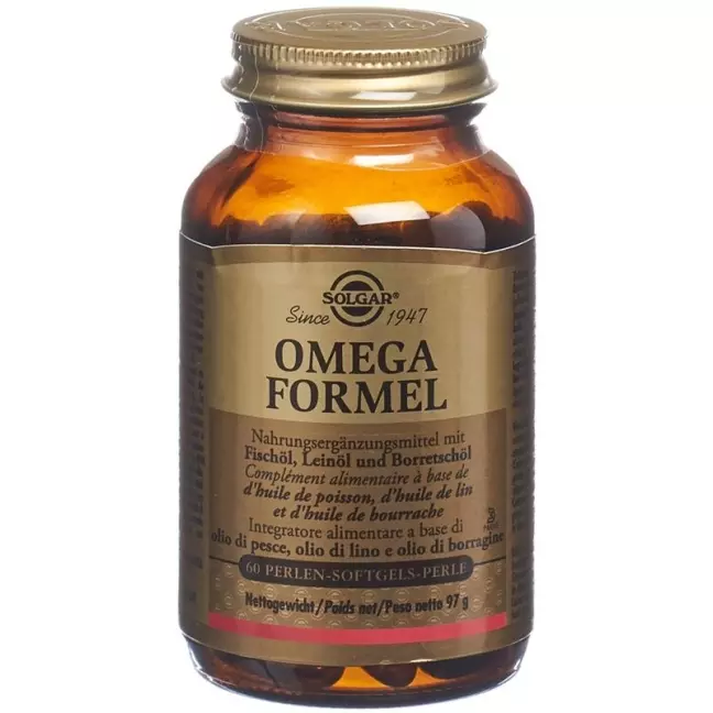 Бутылка Solgar Omega Formula Pearls 60 шт. Бутылка Solgar Omega Formula Pearls 60 шт.