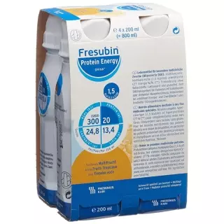 Fresubin Protein Energy DRINK Тропические фрукты 4 FlatCap 200 мл