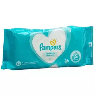 Влажные салфетки Pampers Sensitive 52 шт.
