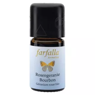 FARFALLA Rose Geranium Bourb Eth/Oil Bio Cru