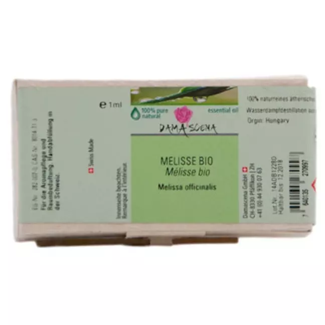 Damascena Melisse Ätherisches Öl Bio 1ml Damascena Melisse Ätherisches Öl Bio 1ml