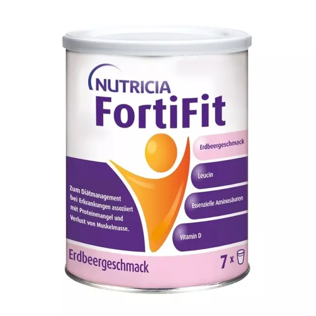 Fortifit Pulver Erdbeere 12 Dose 280g