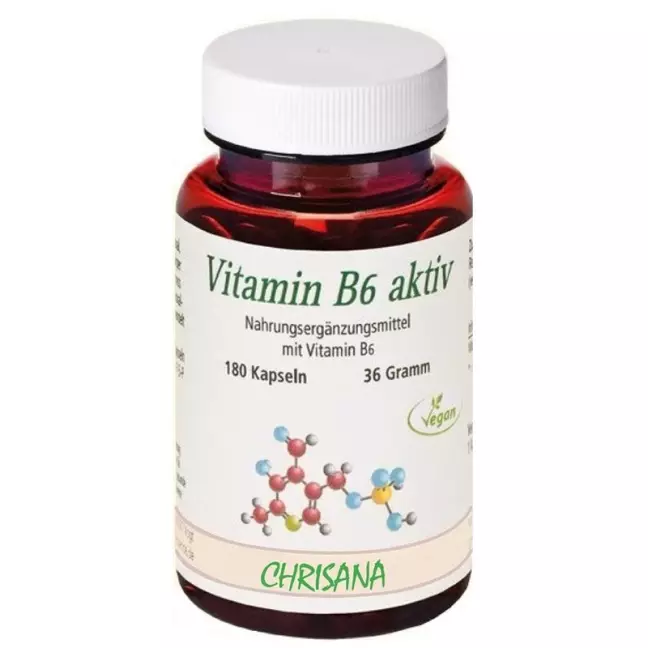 Chrisana Vitamin B6 Aktiv Kapseln Dose 180 Stück