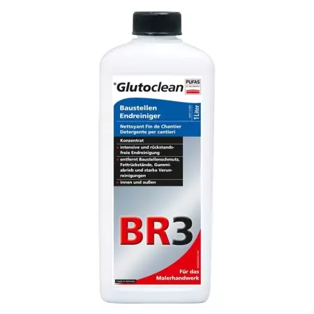 Glutoclean чистящее средство для строительных площадок Бр3 бутылка 1л Glutoclean чистящее средство для строительных площадок Бр3 бутылка 1л