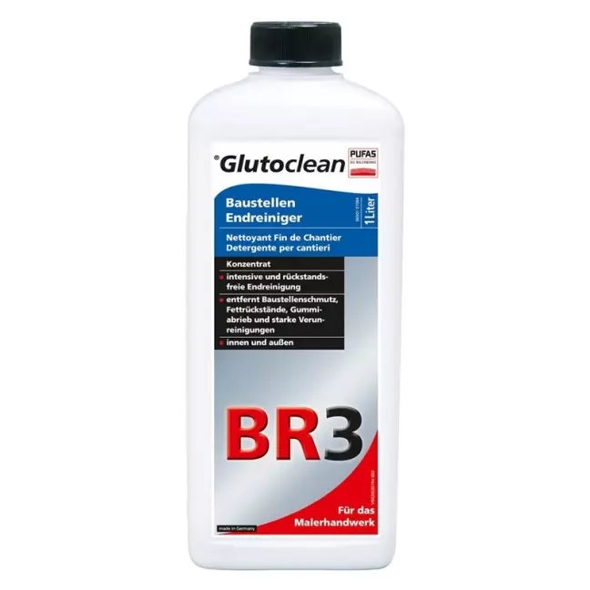 Glutoclean чистящее средство для строительных площадок Бр3 бутылка 1л Glutoclean чистящее средство для строительных площадок Бр3 бутылка 1л