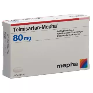 ТЕЛМИСАРТАН Мефа табл 80 мг
