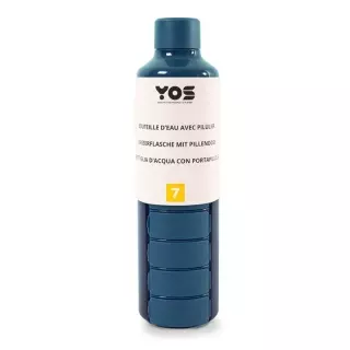 Yos Bottle еженедельный дозатор 375мл с 7 отделениями Bla